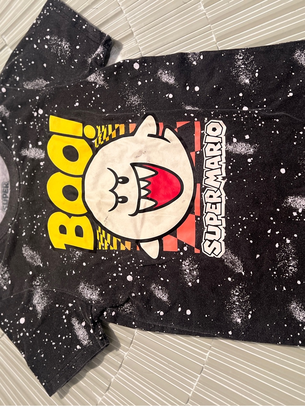 Nintendo Super Mario Graphic Tee in Black & White